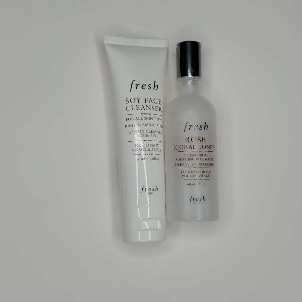 Fresh Cleanser and Toner.